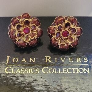Joan Rivers Victorian Language Of Flowers Earrings